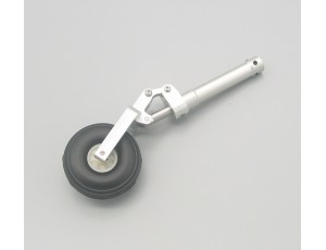 Top-Design CNC Suspension Nose Landing Gear Strut With Single Wheel 140mm - (5.0)